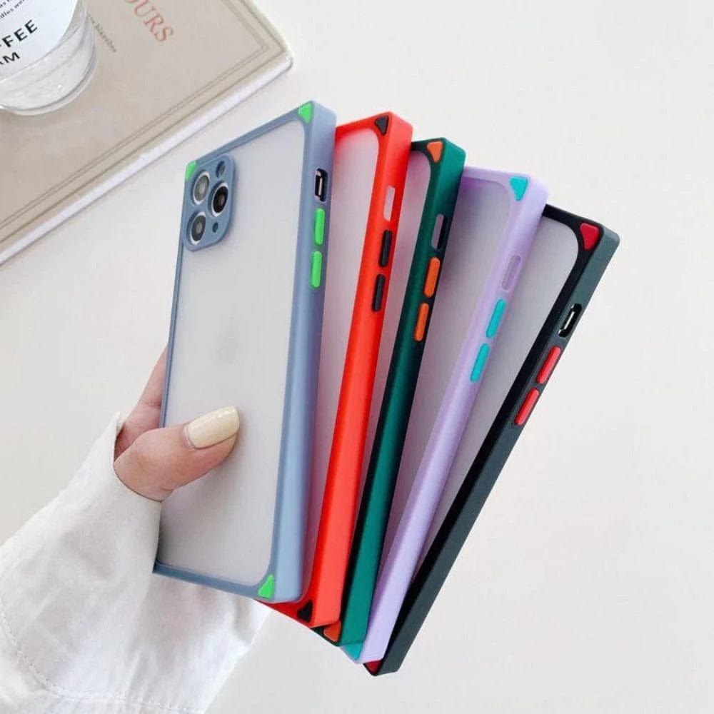 Square Smoke Case for Redmi 9 Prime Mobile Back Cover Onezeros.in