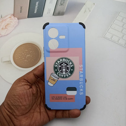 Starbucks Phone Case for Vivo Y22 Back Cover 8 Onezeros.in