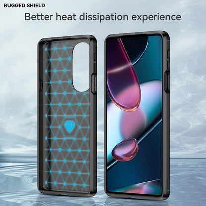 Thin Carbon Fiber Phone Case for Moto Edge 30 Ultra Mobile Cover Onezeros.in