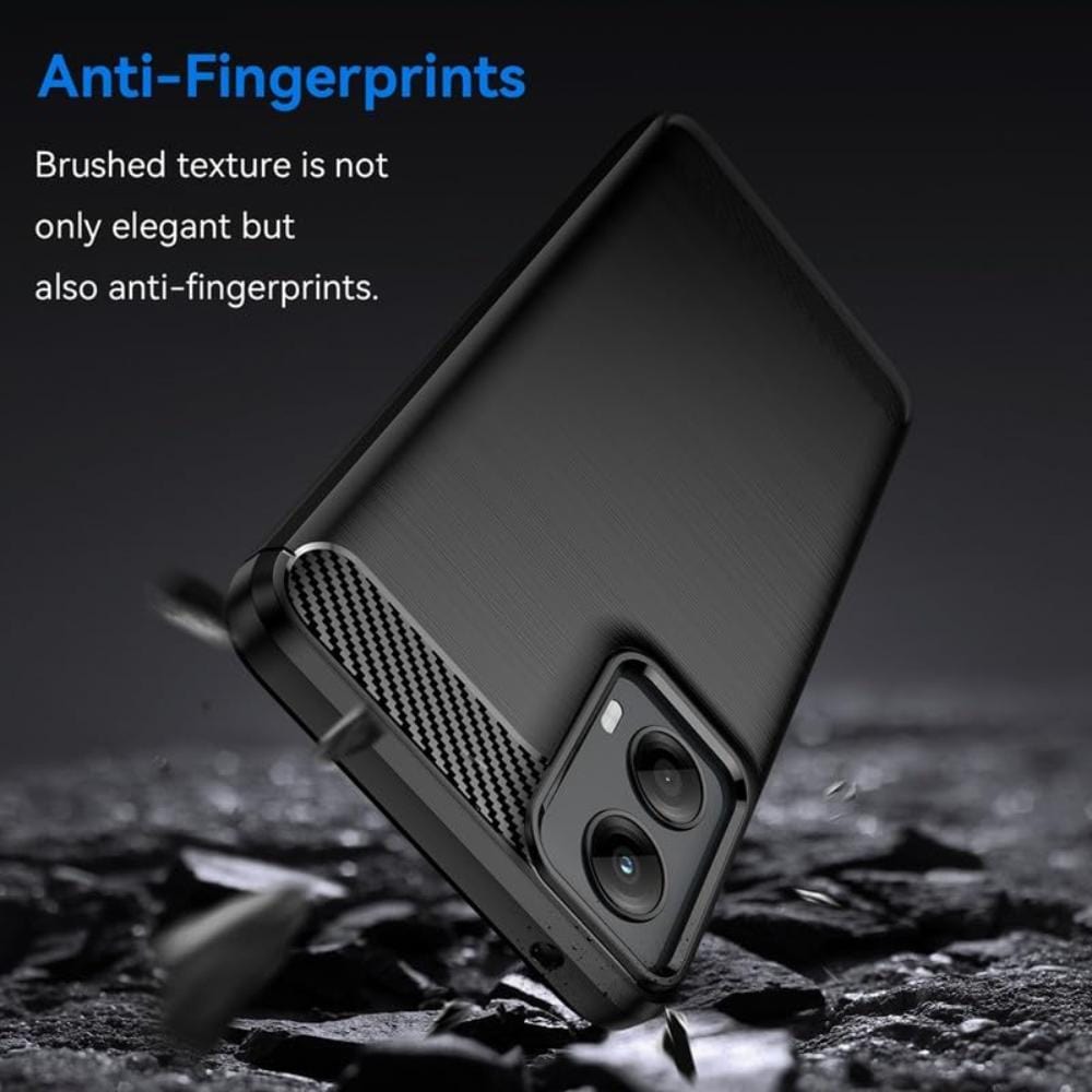 Thin Carbon Fiber Phone Case for Moto G 5G Back Cover Black Onezeros.in