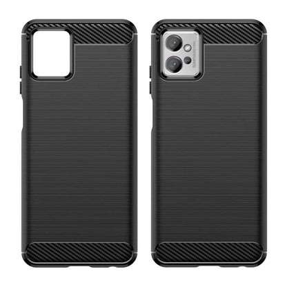 Thin Carbon Fiber Phone Case for Moto G32 Back Cover Black Onezeros.in