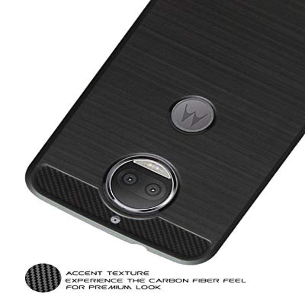 Thin Carbon Fiber Phone Case for Moto G5S Plus Back Cover Onezeros.in