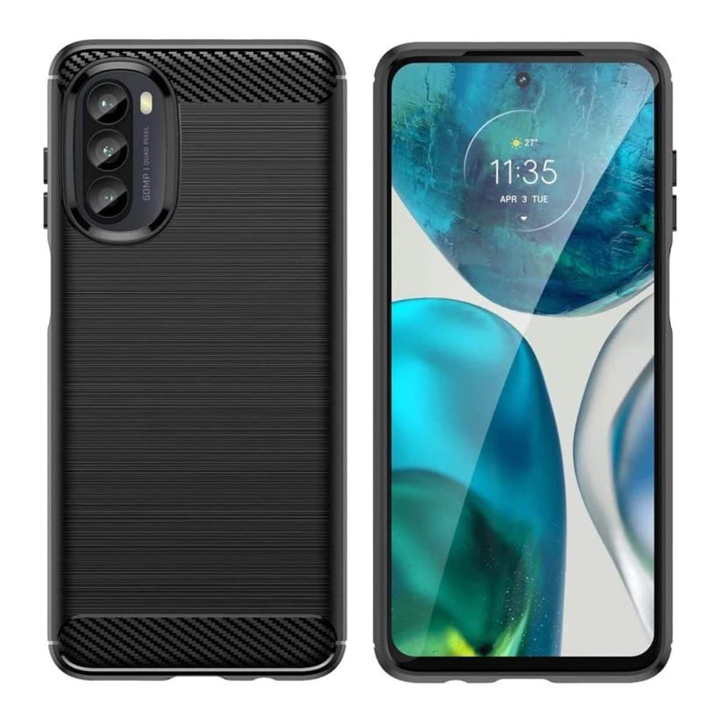 Thin Carbon Fiber Phone Case for Moto G82 5G Back Cover Onezeros.in