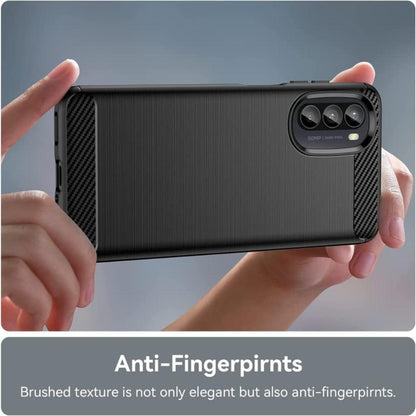 Thin Carbon Fiber Phone Case for Moto G82 5G Back Cover Onezeros.in