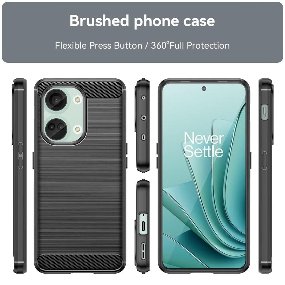 Thin Carbon Fiber Phone Case for OnePlus Nord 3 5G Back Cover Black Onezeros.in