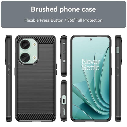 Thin Carbon Fiber Phone Case for OnePlus Nord 3 5G Back Cover Black Onezeros.in