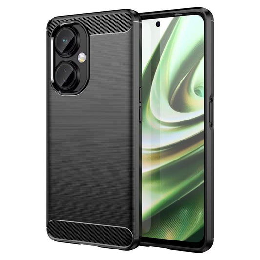 Thin Carbon Fiber Phone Case for OnePlus Nord CE 3 Lite 5G Back Cover Black Onezeros.in