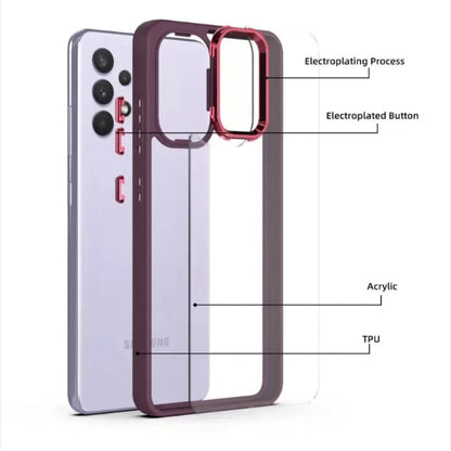 Transparent Design Case For iPhone 13 Electroplating Camera Phone Cover Onezeros.in