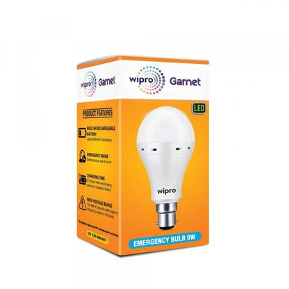 Wipro Garnet Emergency 9w LED Bulb Onezeros.in