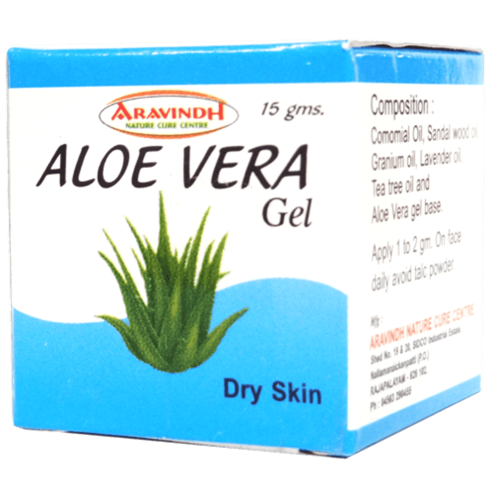 Aloe Vera Gel for Dry Skin – 15 gms Aravindh