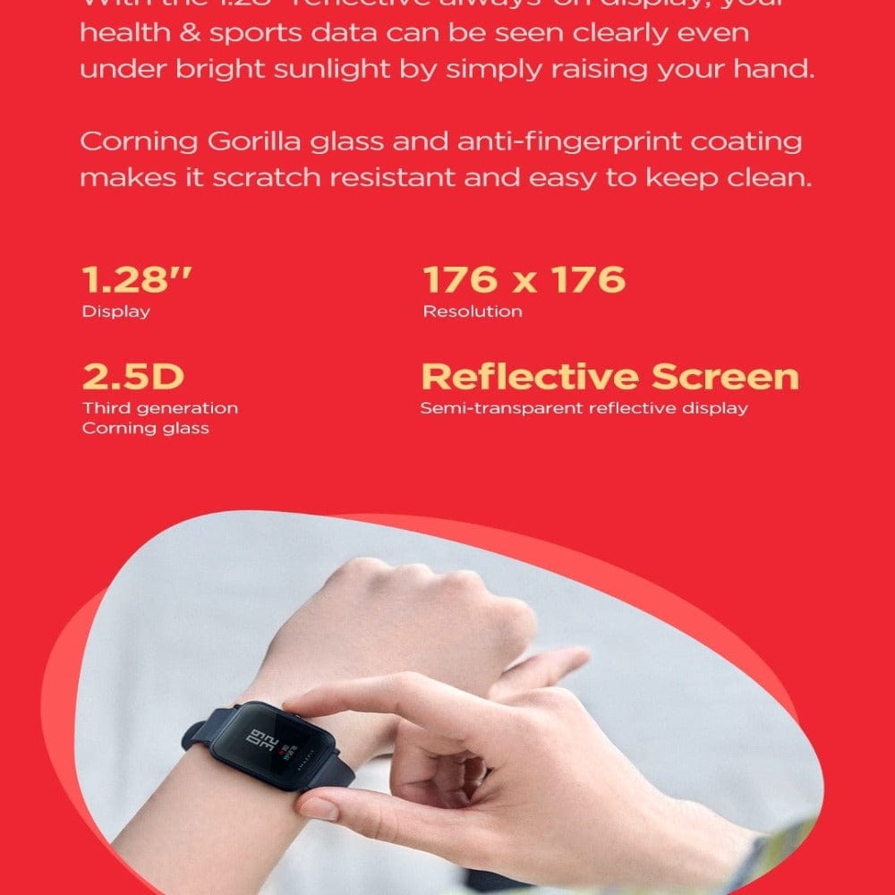 Amazfit Bip Lite Smart Watch Onezeros.in