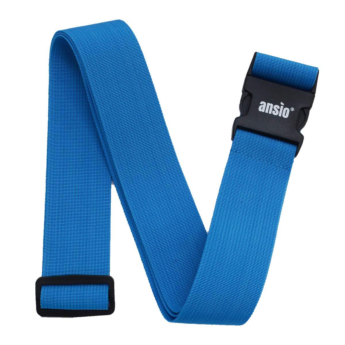 Ansio Adjustable Luggage Strap Blue Ansio