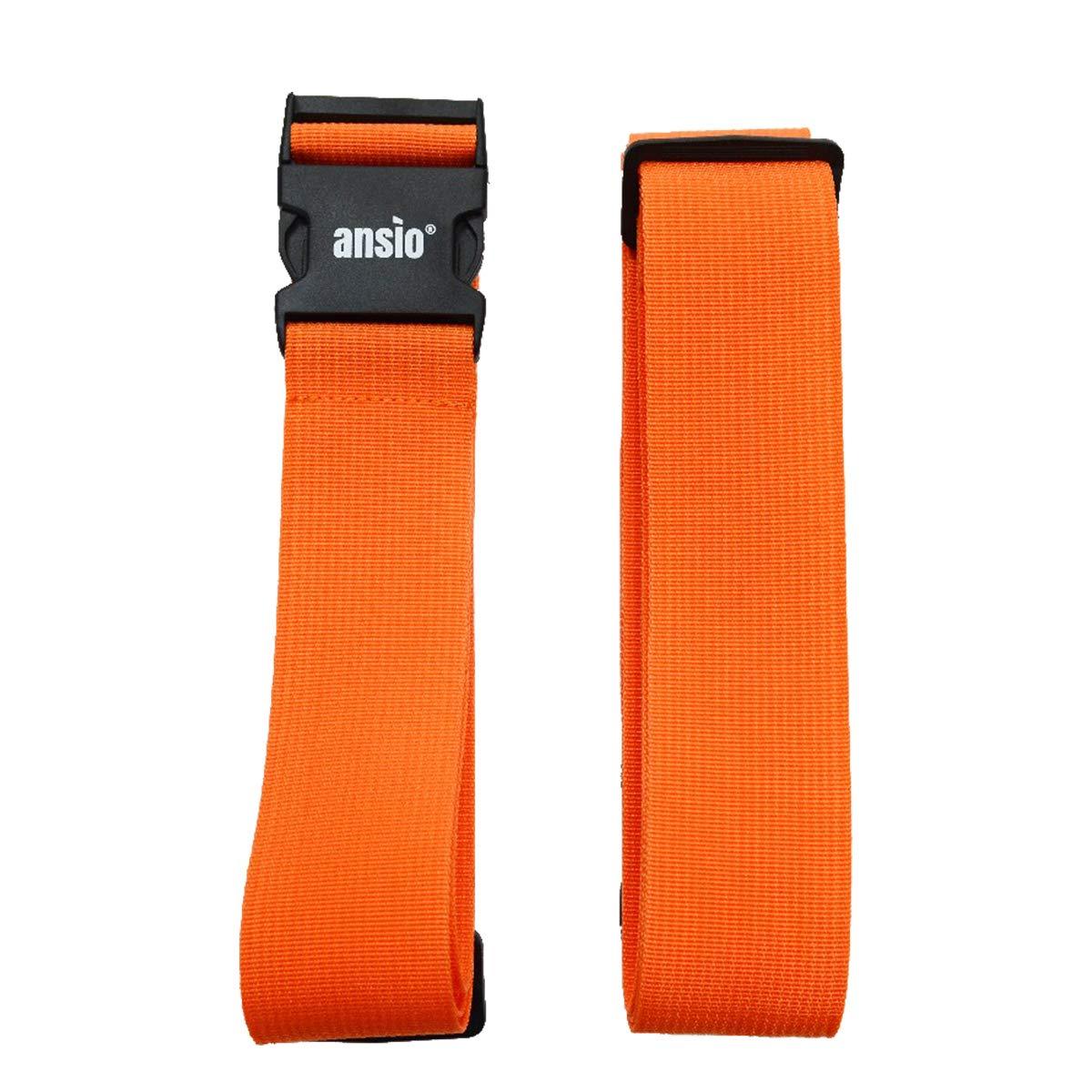 Ansio Adjustable Luggage Strap Orange Ansio