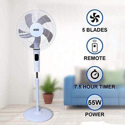 Ansio Pedestal Fan with Remote Ansio