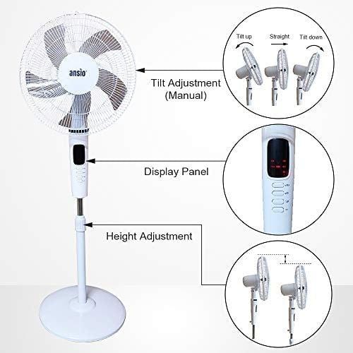 Ansio Pedestal Fan with Remote Ansio