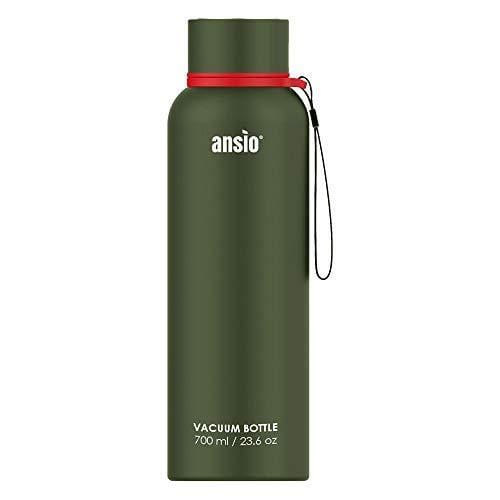 Ansio Vacuum Flask Bottle Green Ansio