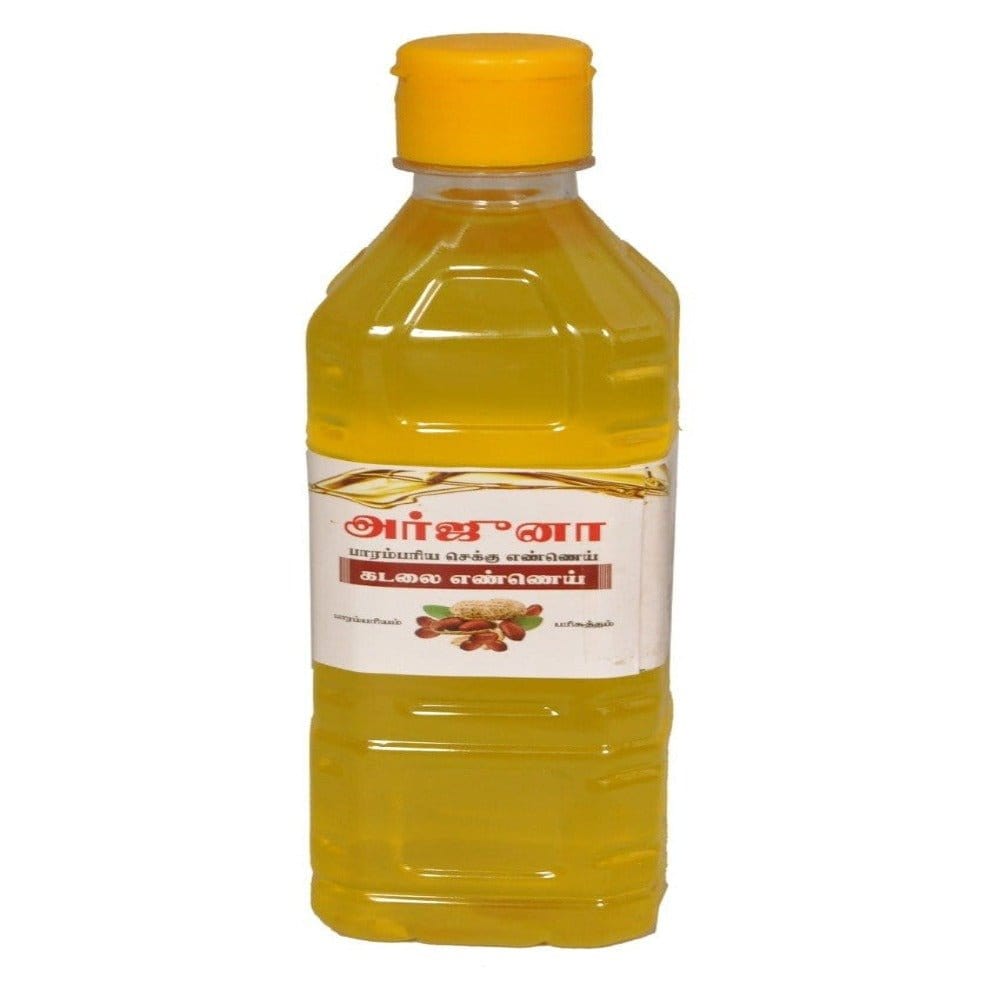 Arjuna Traditional Cold Pressed Groundnut Oil 1 Ltr Arjuna Agro