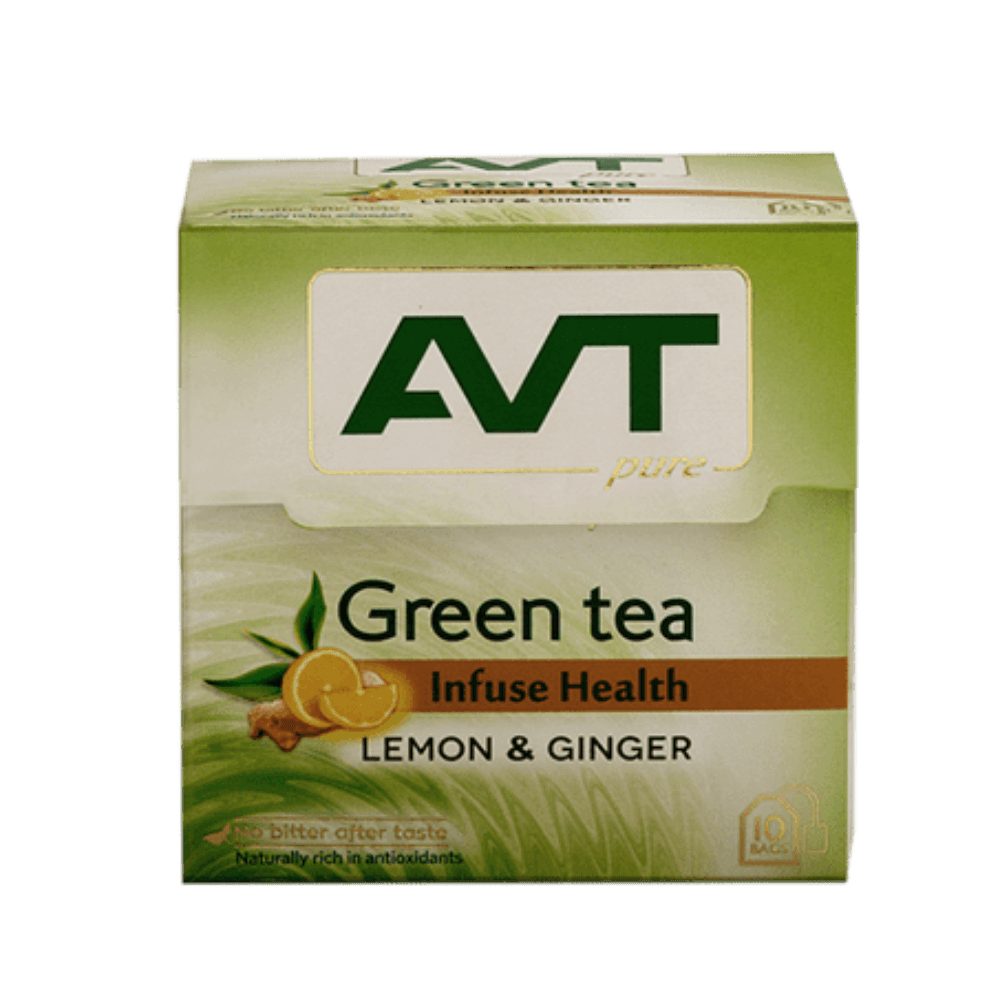 AVT Green Lemon & Ginger 10s AVT Beverages