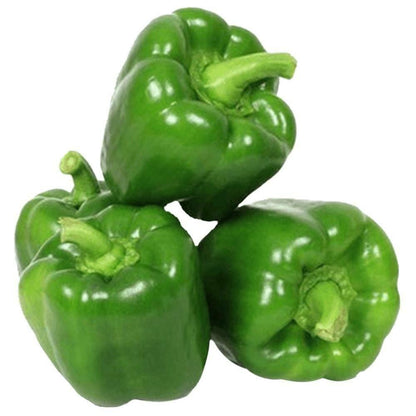 Capsicum - Green 250 grams Onezeros.in