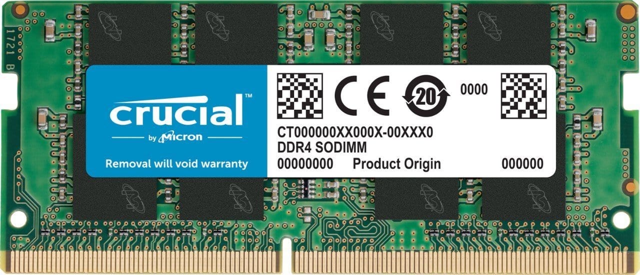 Crucial 16 GB DDR4-2400 Laptop Memory (RAM) Crucial Micron