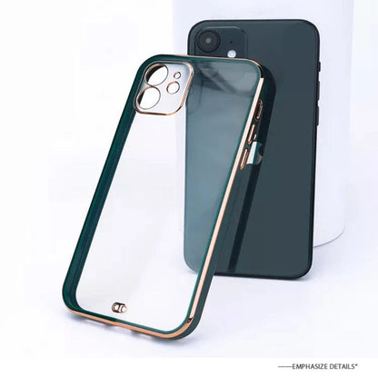 Electroplated Transparent Clear Frame Phone Case For Reno 7 Pro 5G Onezeros.in