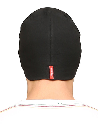 FabSeasons Cotton Skull Cap (Black) FabSeasons