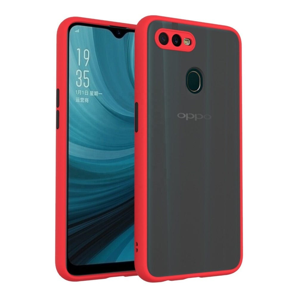 Frosted Smoke Case for Realme 2 Pro Back Cover Red Onezeros.in