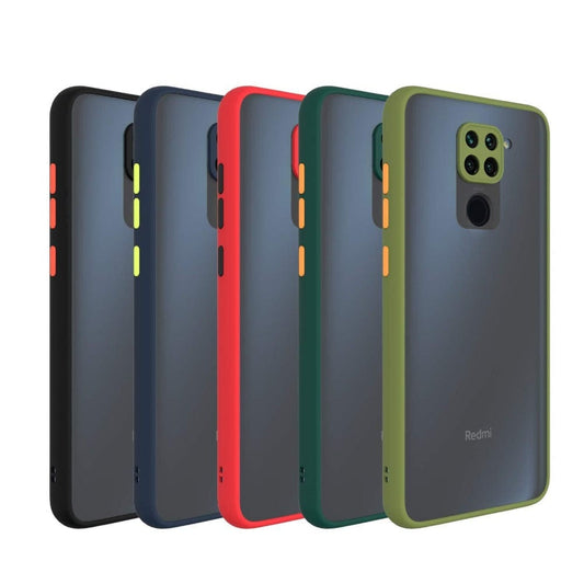 Frosted Smoke Case for Redmi Note 9 Back Cover Onezeros.in