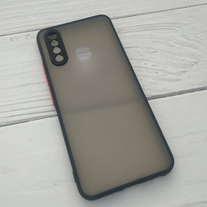 Frosted Smoke Case for Vivo Z1 Pro Back Cover Black Onezeros.in