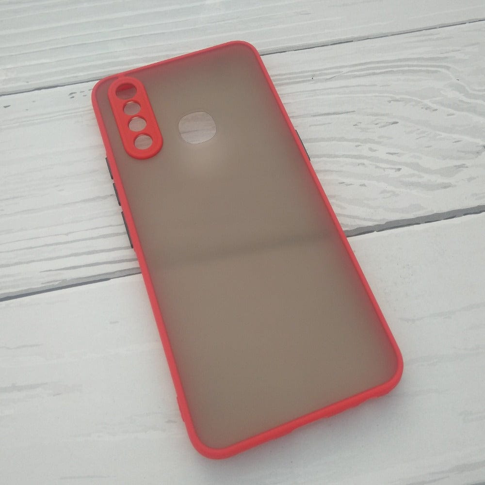 Frosted Smoke Case for Vivo Z1 Pro Back Cover Red Onezeros.in