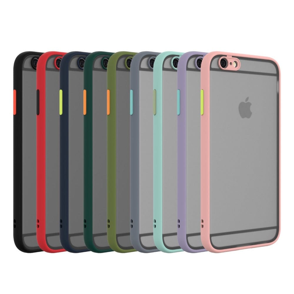 Frosted Smoke Cover for iPhone 6 Camera Protection Phone Case Onezeros.in