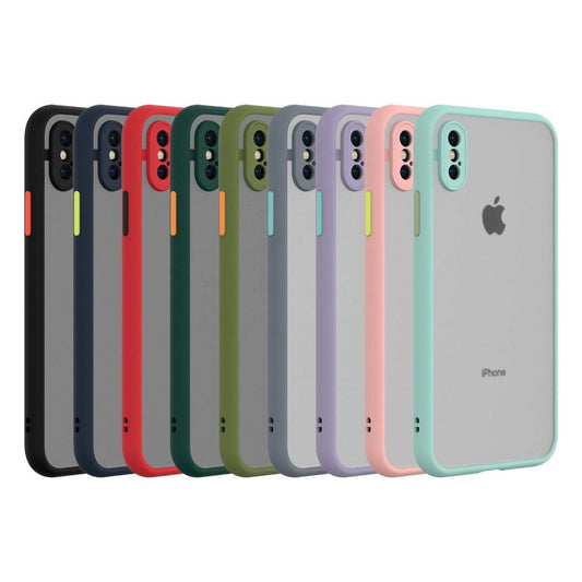 Frosted Smoke Cover for iPhone XR Camera Protection Phone Case Onezeros.in