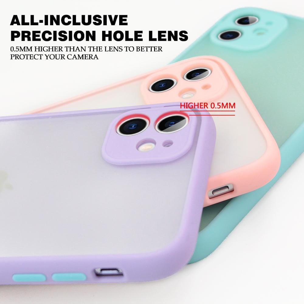 Frosted Smoke Cover for OPPO A5/A9 2020 Camera Protection Phone Case Onezeros.in