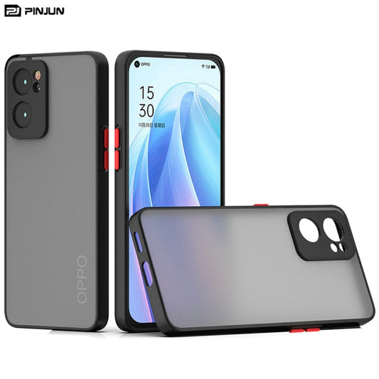 Frosted Smoke Cover for OPPO Reno 7 Camera Protection Phone Case Onezeros.in