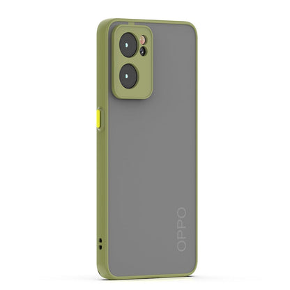 Frosted Smoke Cover for Realme 9i Camera Protection Phone Case Army Green Onezeros.in