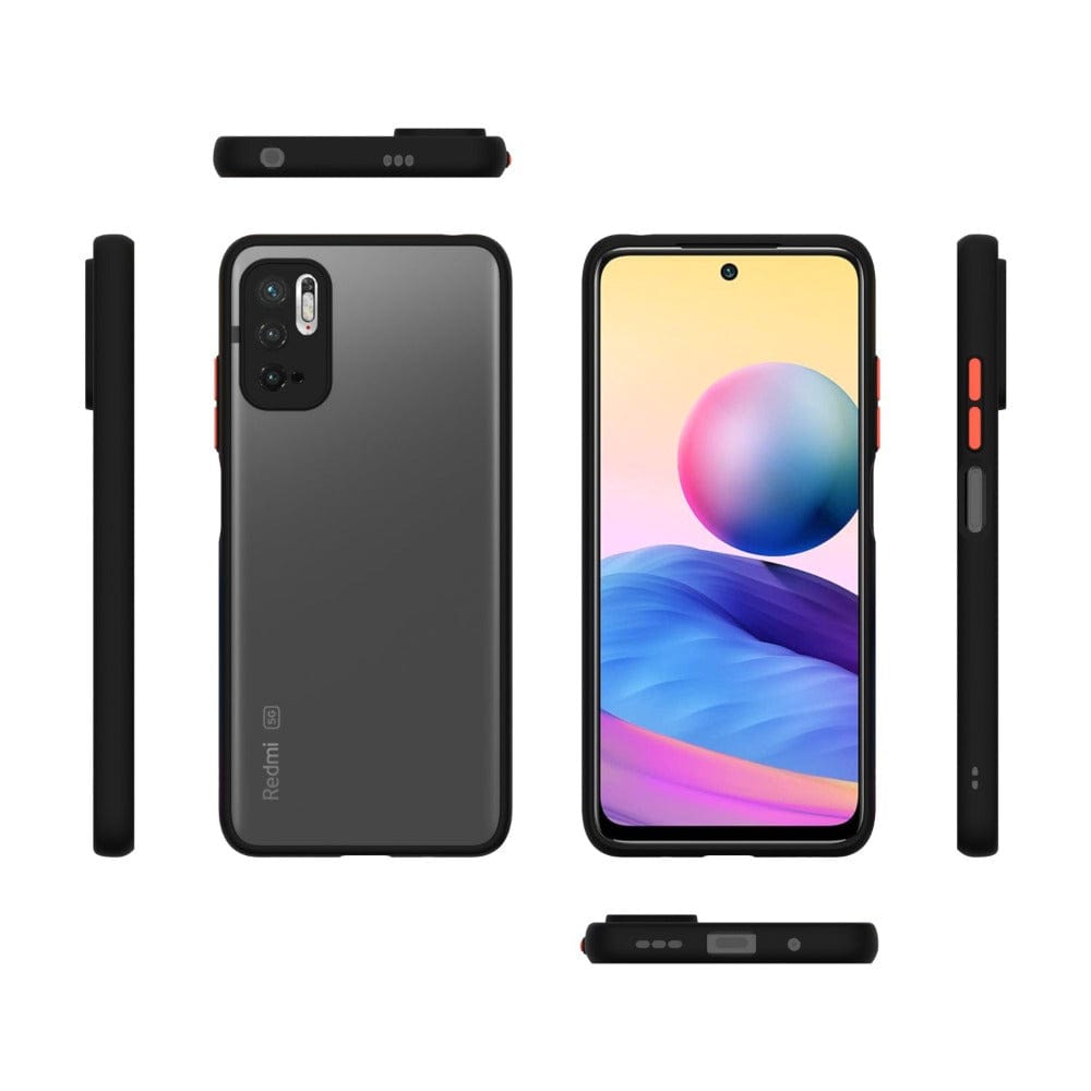 Frosted Smoke Cover for Redmi Note 10T 5G/POCO M3 Pro 5G Camera Protection Phone Case Onezeros.in