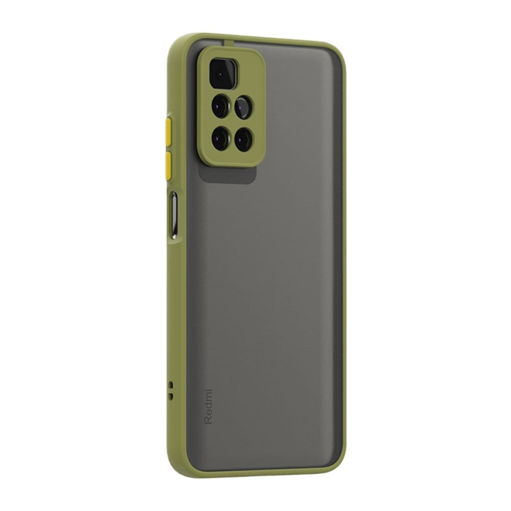 Frosted Smoke Cover for Redmi Note 11T 5G Camera Protection Phone Case Army Green Onezeros.in