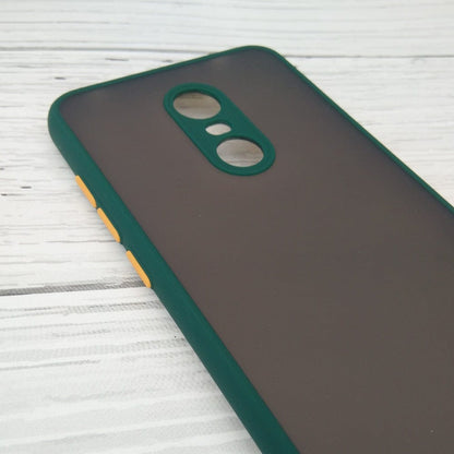 Frosted Smoke Cover for Redmi Note 5 Camera Protection Phone Case Dark Green Onezeros.in