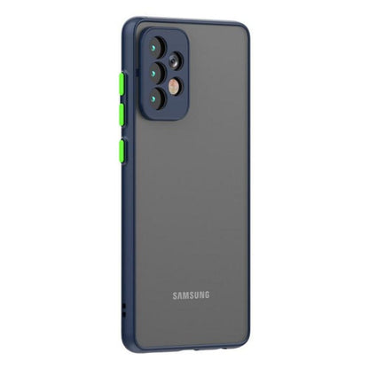 Frosted Smoke Cover for Samsung Galaxy A52/A52s 5G Camera Protection Phone Case Royal Blue Onezeros.in