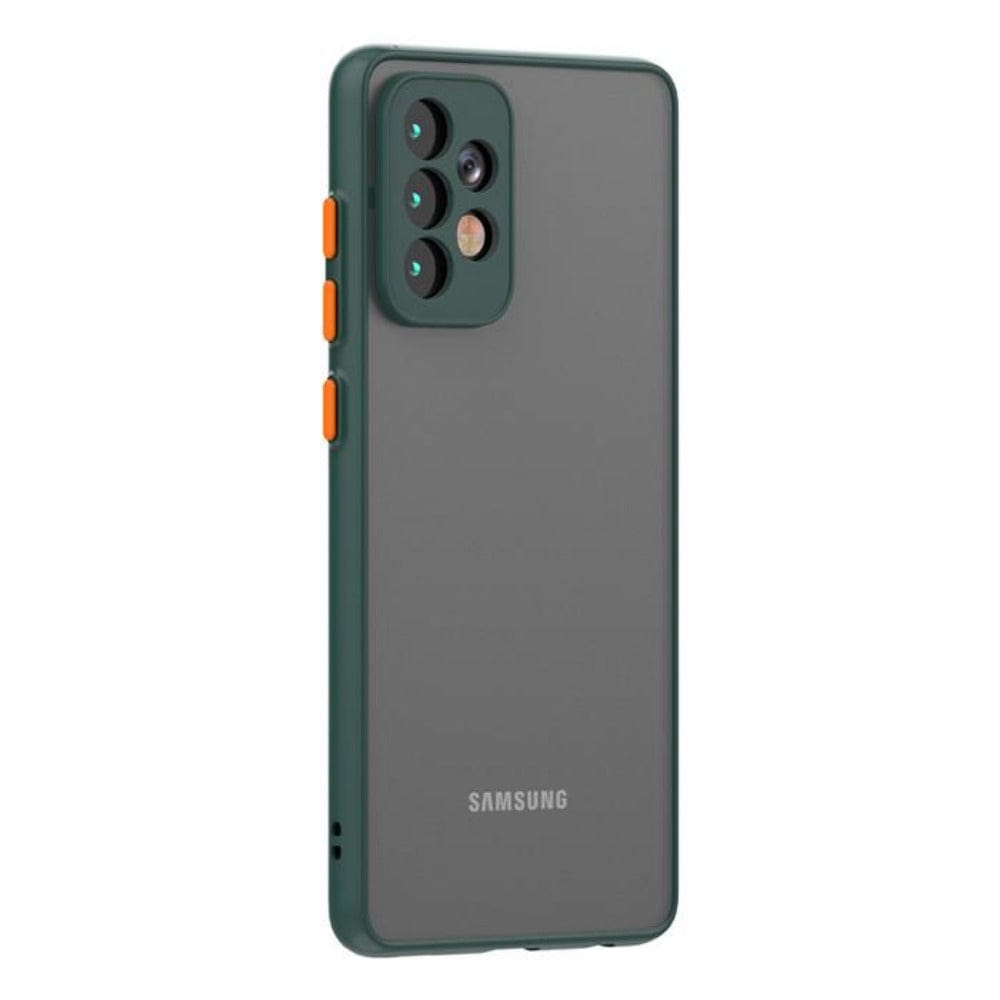 Frosted Smoke Cover for Samsung Galaxy A52/A52s 5G Camera Protection Phone Case Dark Green Onezeros.in