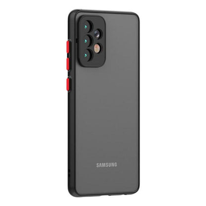 Frosted Smoke Cover for Samsung Galaxy A52/A52s 5G Camera Protection Phone Case Black Onezeros.in