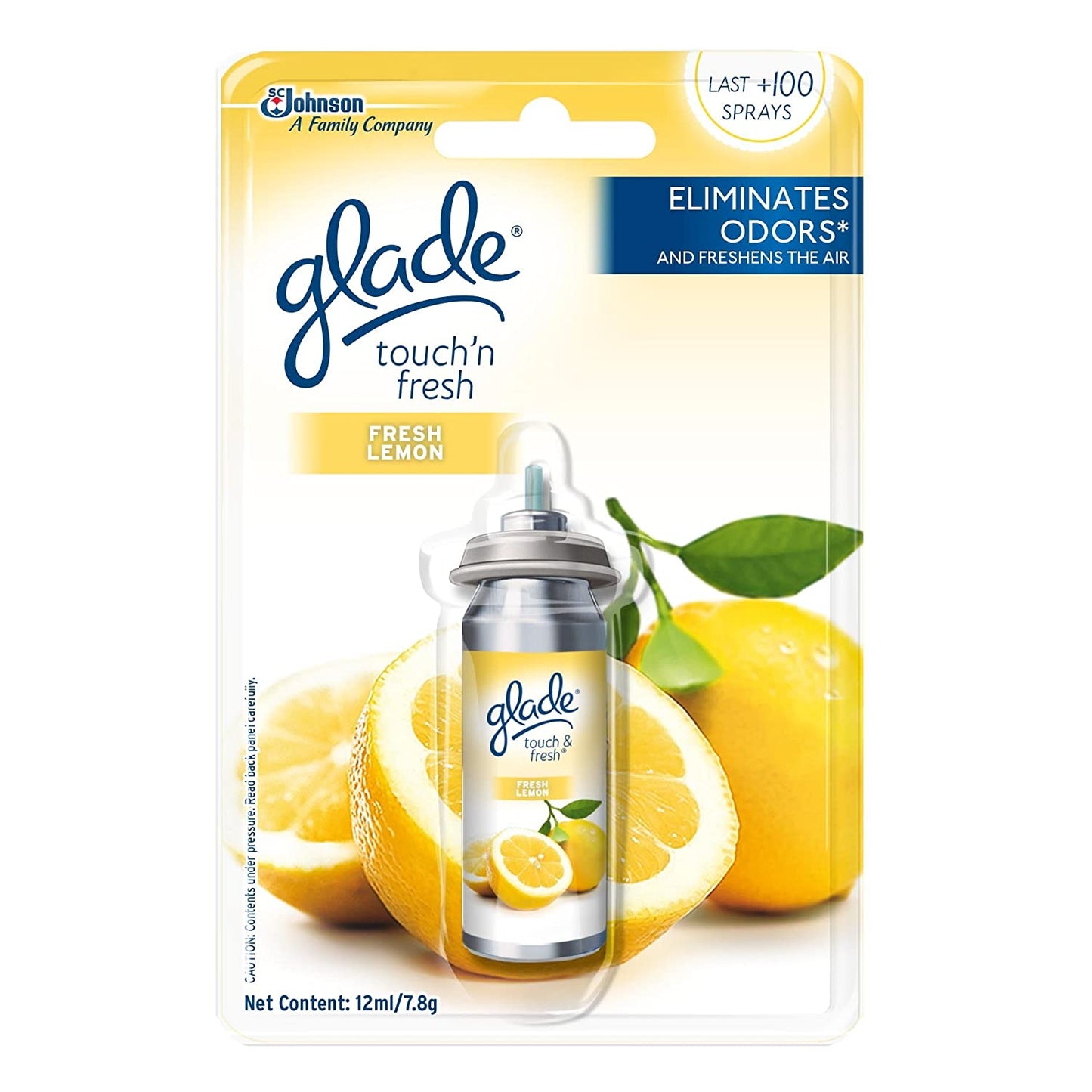 Glade Touch n Fresh Air Freshener Fresh Lemon Refill 12ml S. C. Johnson & Son