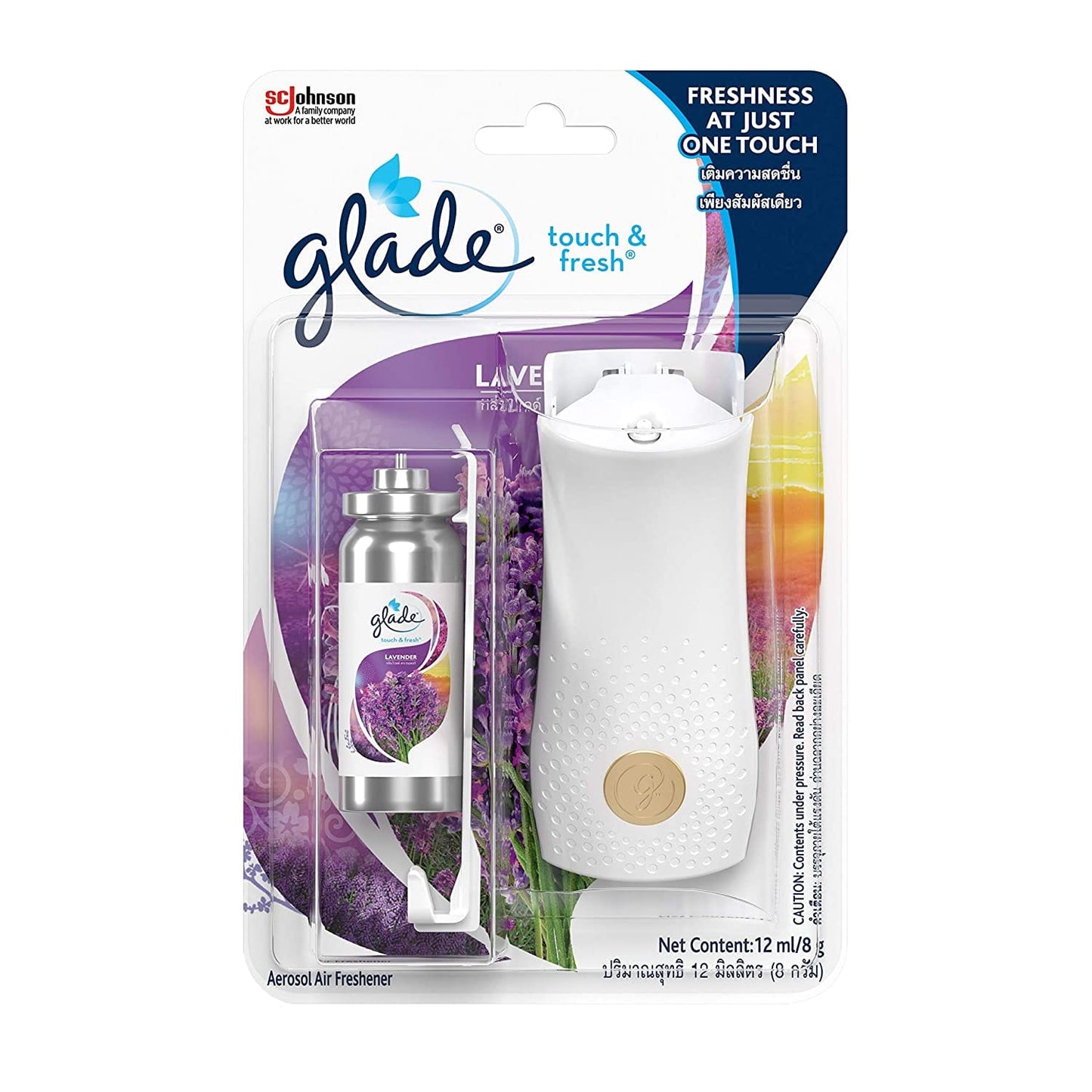 Glade Touch n Fresh Wild Lavender Starter Kit Reckitt Benckiser