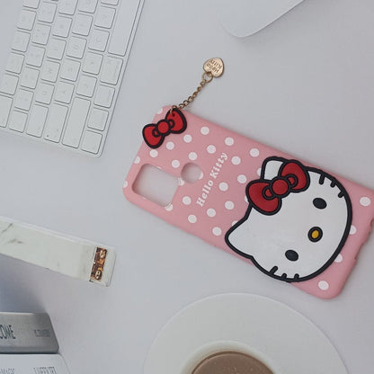 Hello Kitty Cartoon Phone Cover For Infinix Hot 10 Back Case Pink Onezeros.in