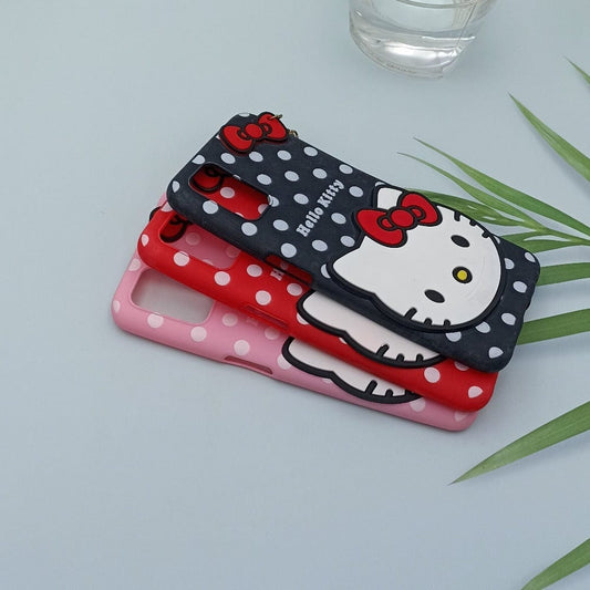 Hello Kitty Cartoon Phone Cover For Oppo A52 Back Case Blue Onezeros.in