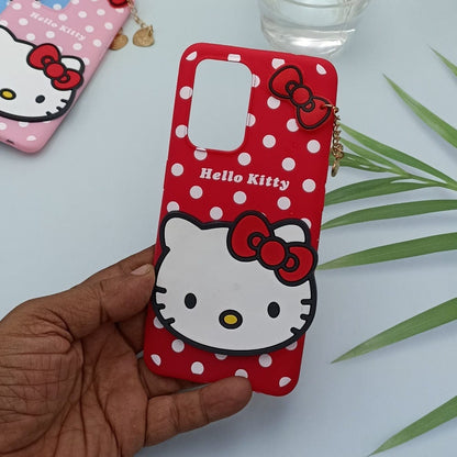 Hello Kitty Cartoon Phone Cover For OPPO F19 Pro Back Case Red Onezeros.in