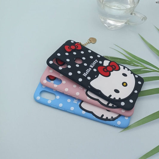 Hello Kitty Cartoon Phone Cover For Redmi 7/Y2 Back Case Red Onezeros.in