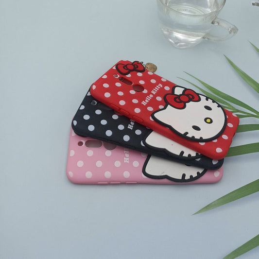 Hello Kitty Cartoon Phone Cover For Redmi 8A Dual Back Case Blue Onezeros.in