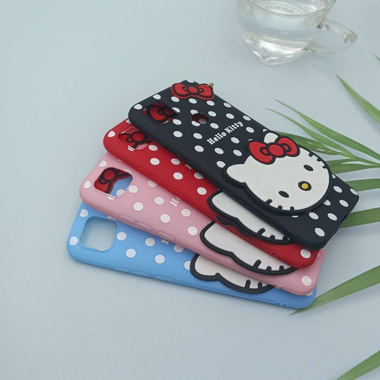 Hello Kitty Cartoon Phone Cover For Redmi 9/9 Activ Back Case Onezeros.in