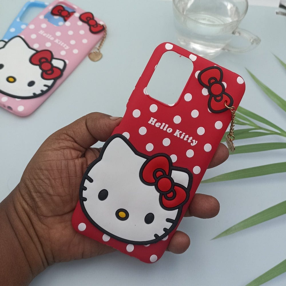 Hello Kitty Cartoon Phone Cover For Redmi Note 10/Note 10s Back Case Onezeros.in